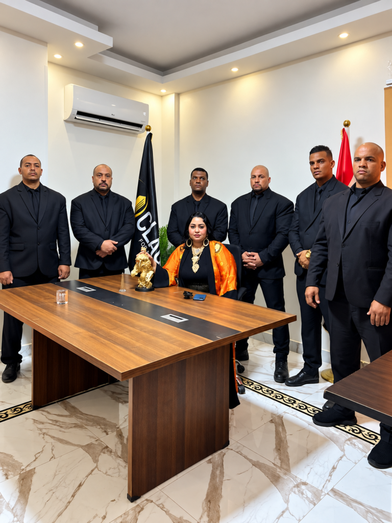 فريق الحماية أثناء تنفيذ مهمة